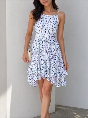 Banana Republic Dress with Blue Floral Size 0